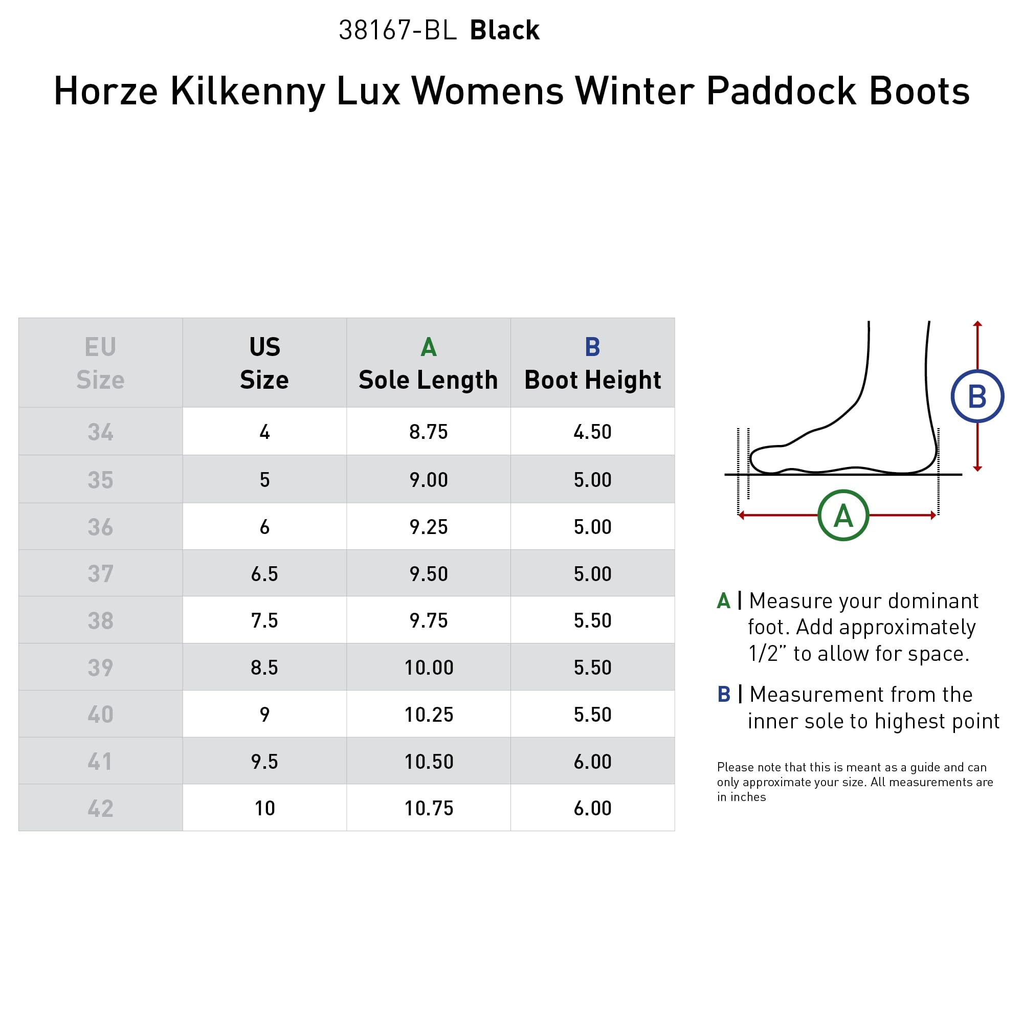 HORZE Bottines d'hiver Jodhpur Kilkenny Lux pour Femme avec détail Richelieu