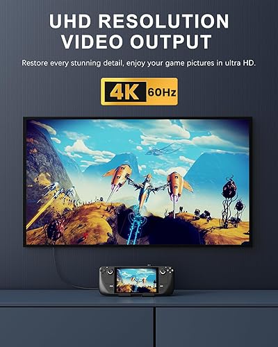 Miniatura 3 de MoKo Adaptador USB-C a USB de 180 grados, 2 unidades, convertidor macho a hembra en forma de U con carga rápida PD de 140 W, adaptador de ángulo