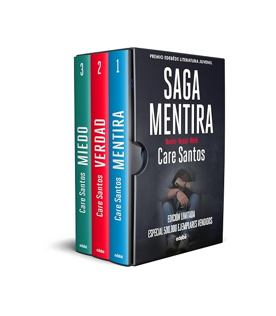 Portada de Estuche trilogía Mentira