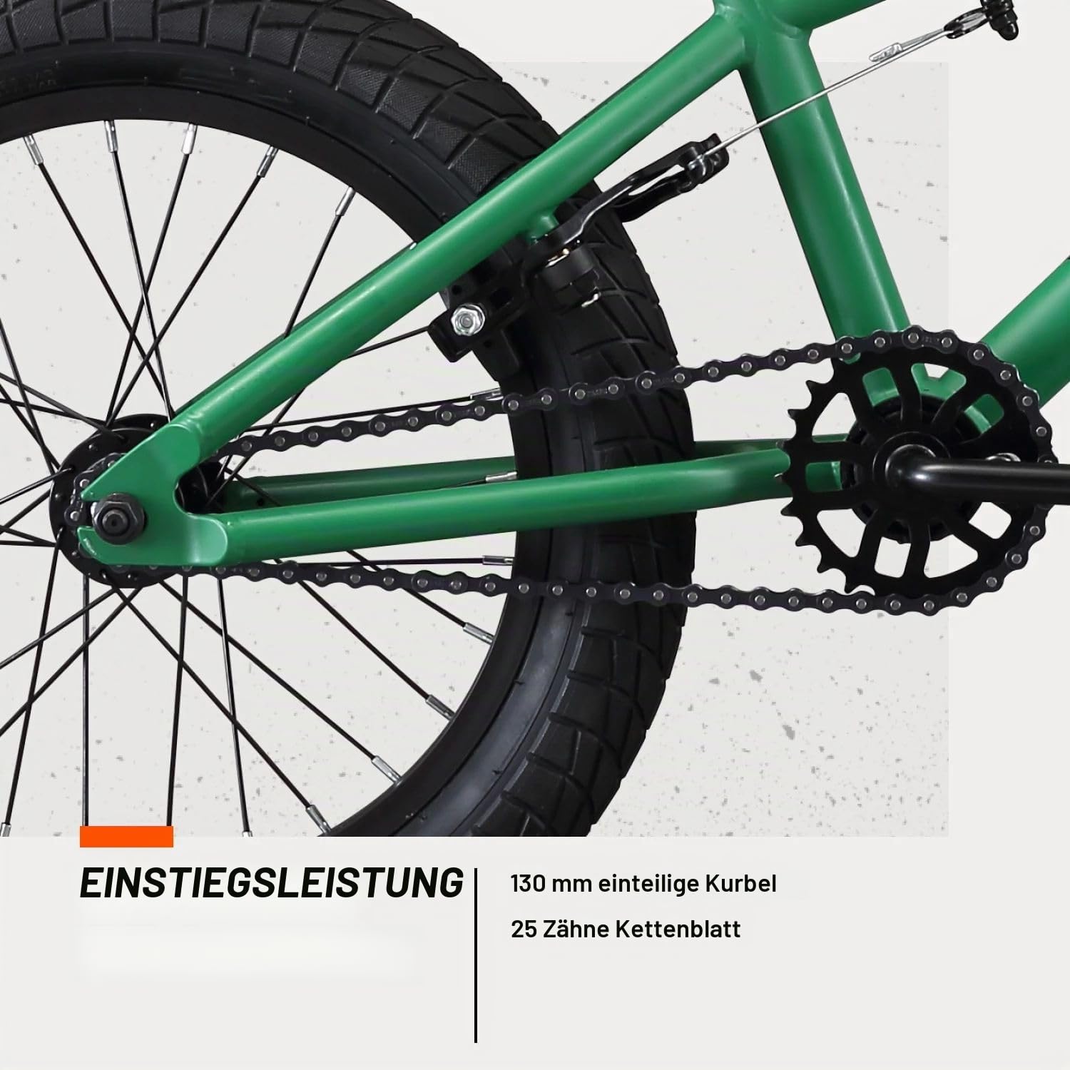 Mongoose Legion Freestyle Sidewalk BMX Bike, Grün, 16-Inch Wheels