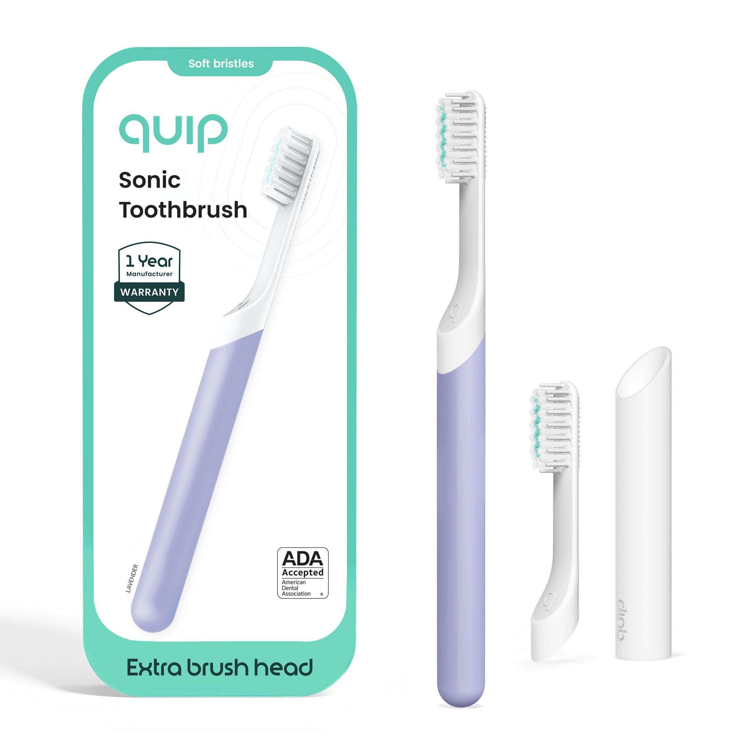Quip Sonic Electric Toothbrush with Travel Case