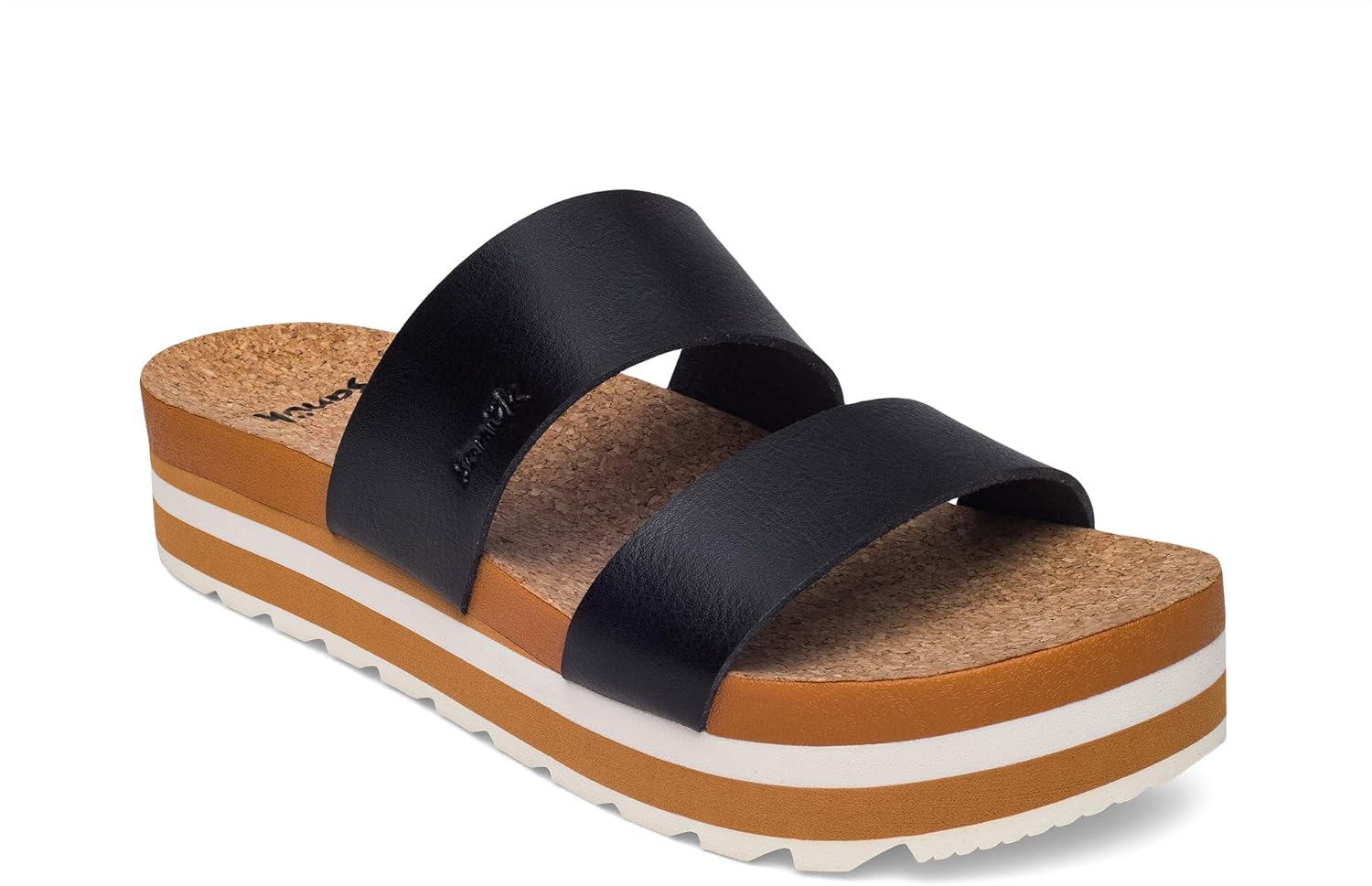 Sanuk Womens Alt-Itude | Platform Sandals Women | Womens Fashion Slide Sandals | Molded Footbed with Arch Support