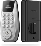 DESLOC C100 Verrouillage de porte sans clé intelligent avec clavier pour porte avant BHMA Classe 3, IP54 Résistant aux intempéries, Verrouillage automatique, Magasins 100 PIN Codes, facile à utiliser DIY Installation pour les maisons et appartements