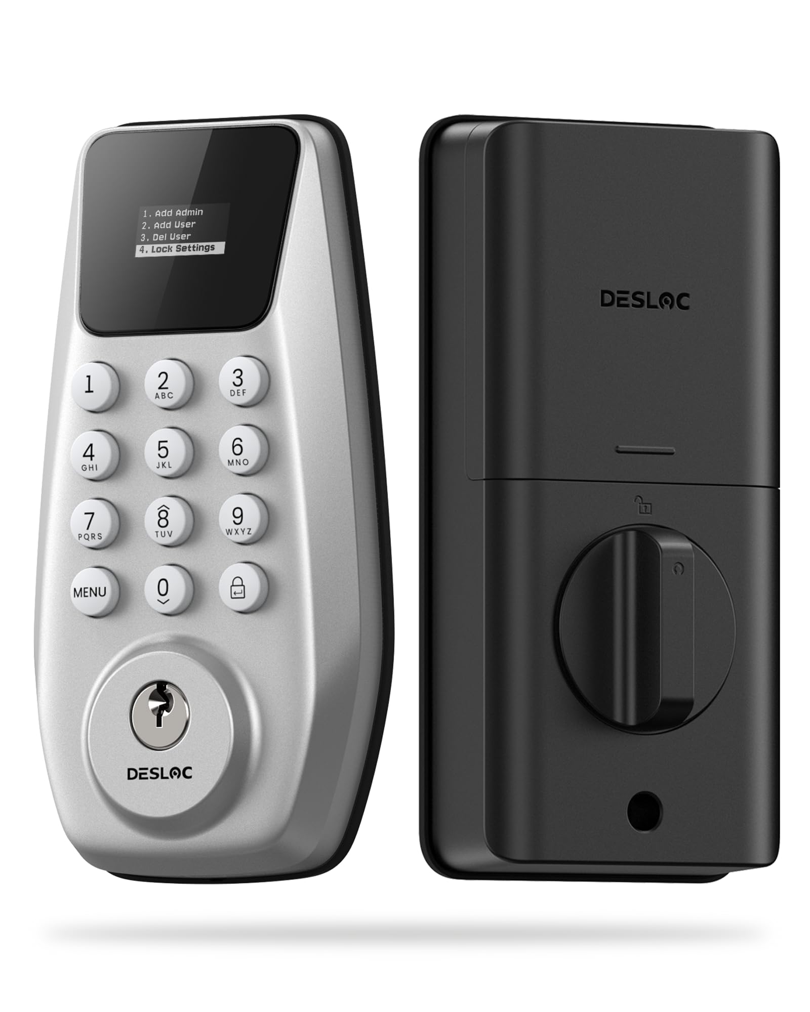 Serrure intelligente porte entrée clavier à code PIN étanche IP54