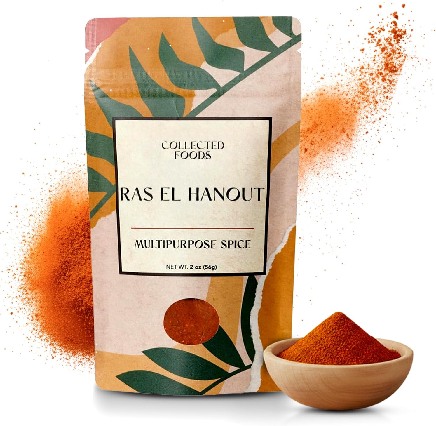 Premium Ras El Hanout Moroccan Spice Blend: Authentic Gourmet Seasoning, No Additives or Preservatives โ Traditional Moroccan Spices for Rich Flavor, Gluten-Free, Non-GMO, 2 oz Pack