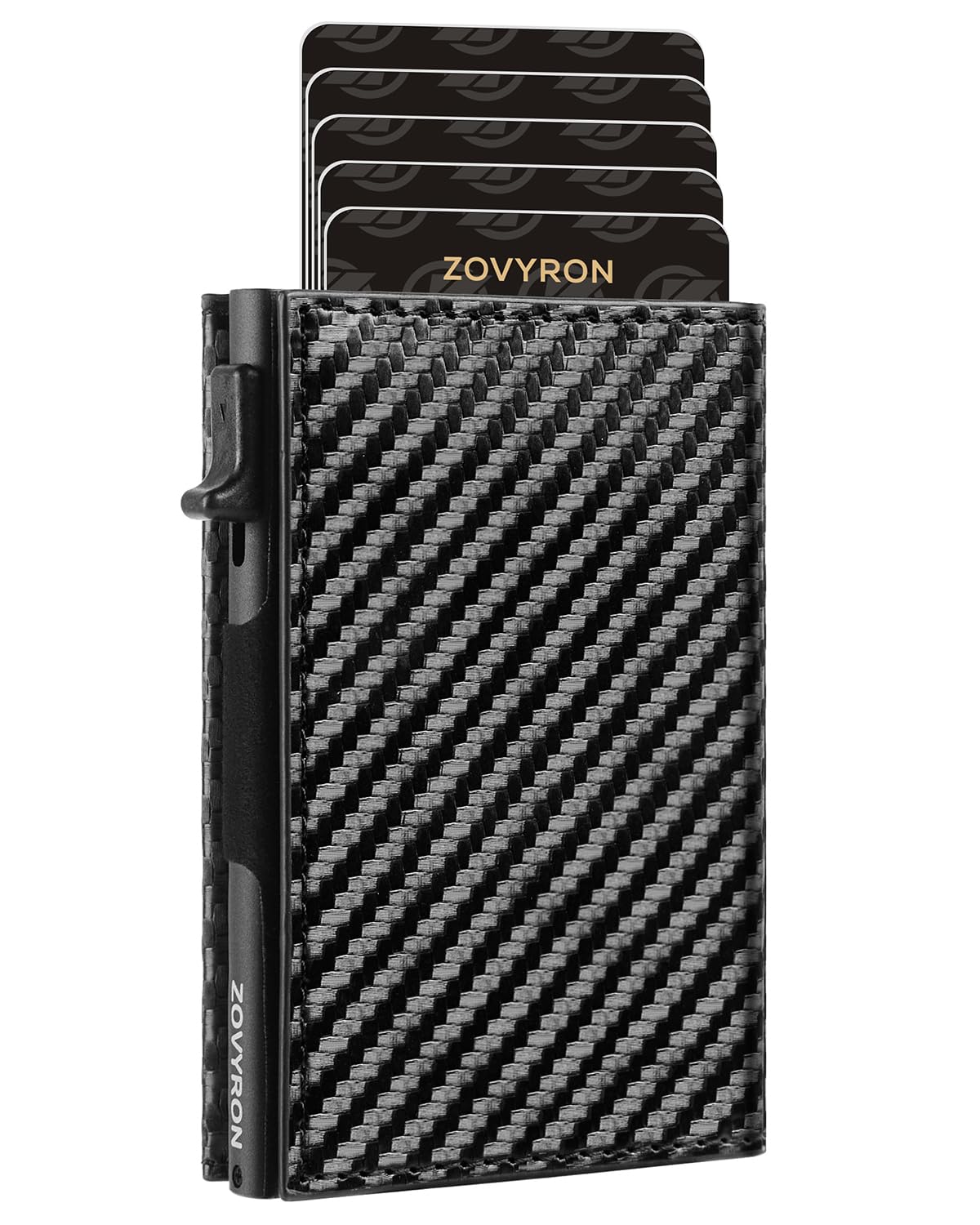 Airtag Wallet Men Smart Wallet Slim Minimalist RFID Front Pocket Wallet with Airtag Holder Metal Money Card Holder