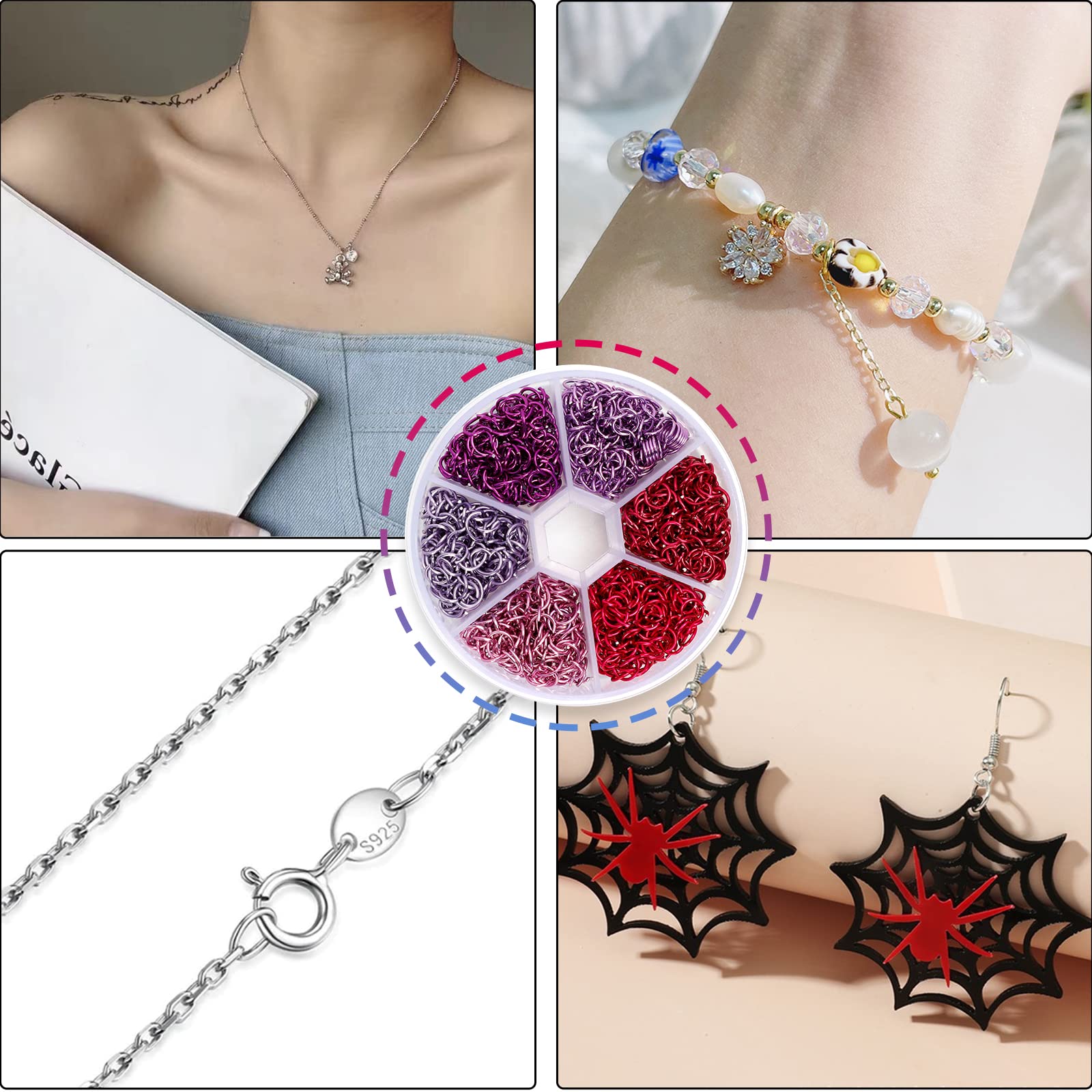 Stainless Steel Ring PandaHall Elite 1 Box About 1000 Pcs