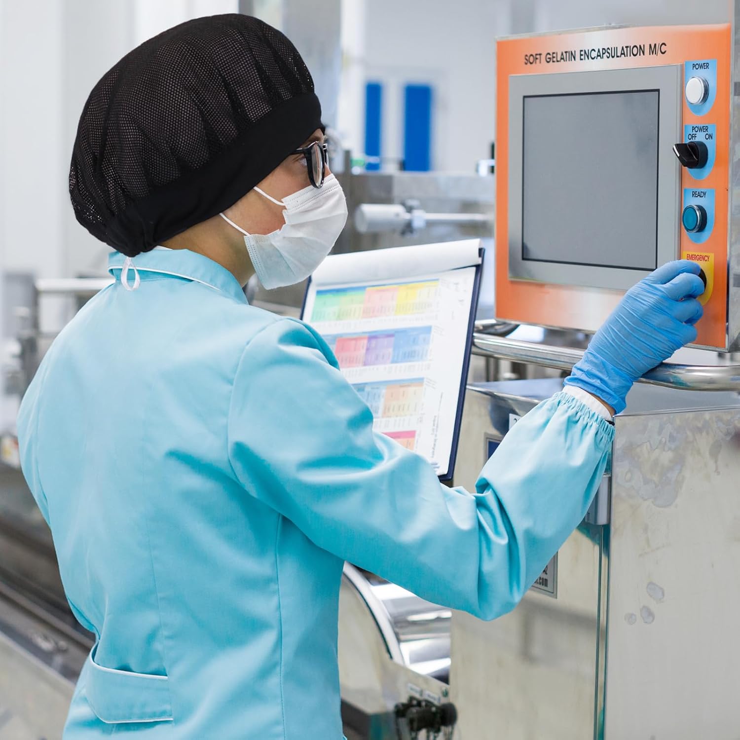 Hicarer 20 Pcs Adjustable Chef Cap Mesh Cooking Hats Chef Hat Kitchen Cooking Food Service Hair Nets Reusable Washable Mesh Bouffant Beanie Black - Image 7