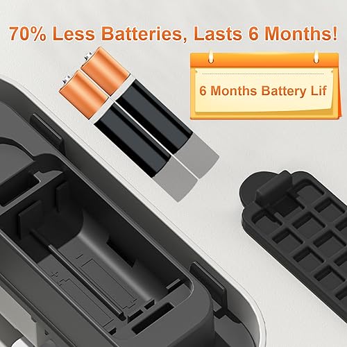 Miniatura 7 de Bote de basura de baño sin contacto de 9L2.4 galones, sensor de movimiento de 0.2 s, cierre automático, diseño delgado impermeable IPX5 para