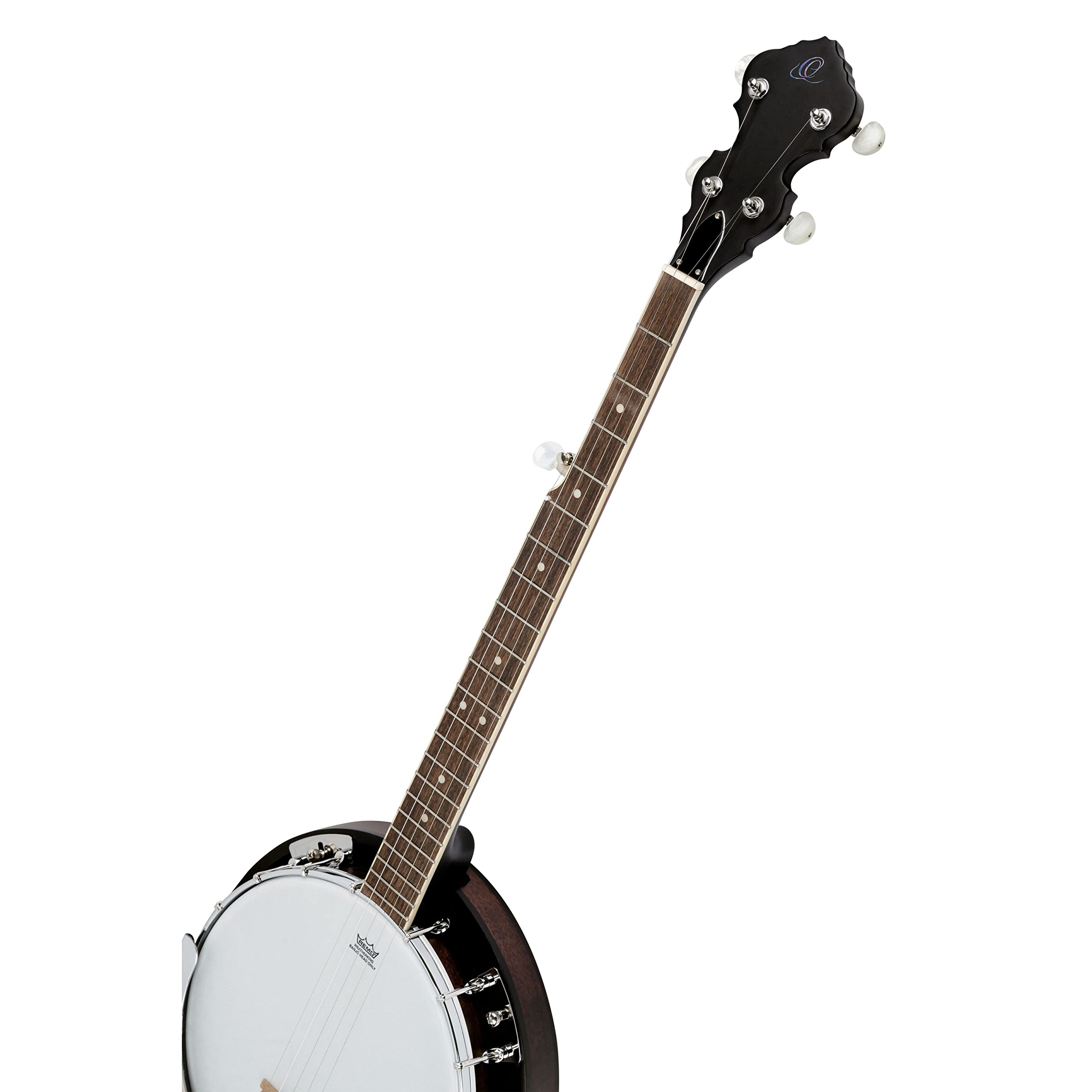 Ortega Guitars Americana Series Banjos – 5-saitiges Banjo, Akustisch – Mahagoni mit Whiskey Burst Finish – Remo Fell (OBJ150-WB)