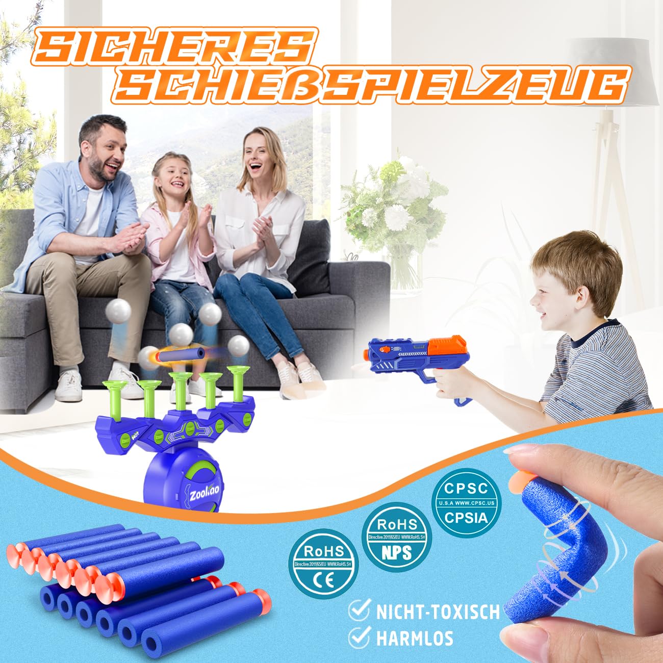 Zookao Hover zabawkowy pistolet
