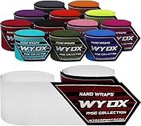 Vista 14 de WYOX Boxing Hand Wraps Inner Gloves, Elasticated Thumb Loop Bandages Mexican Style Under Mitts Wrist Wrap Protection Muay Thai MMA Kickboxing Verde