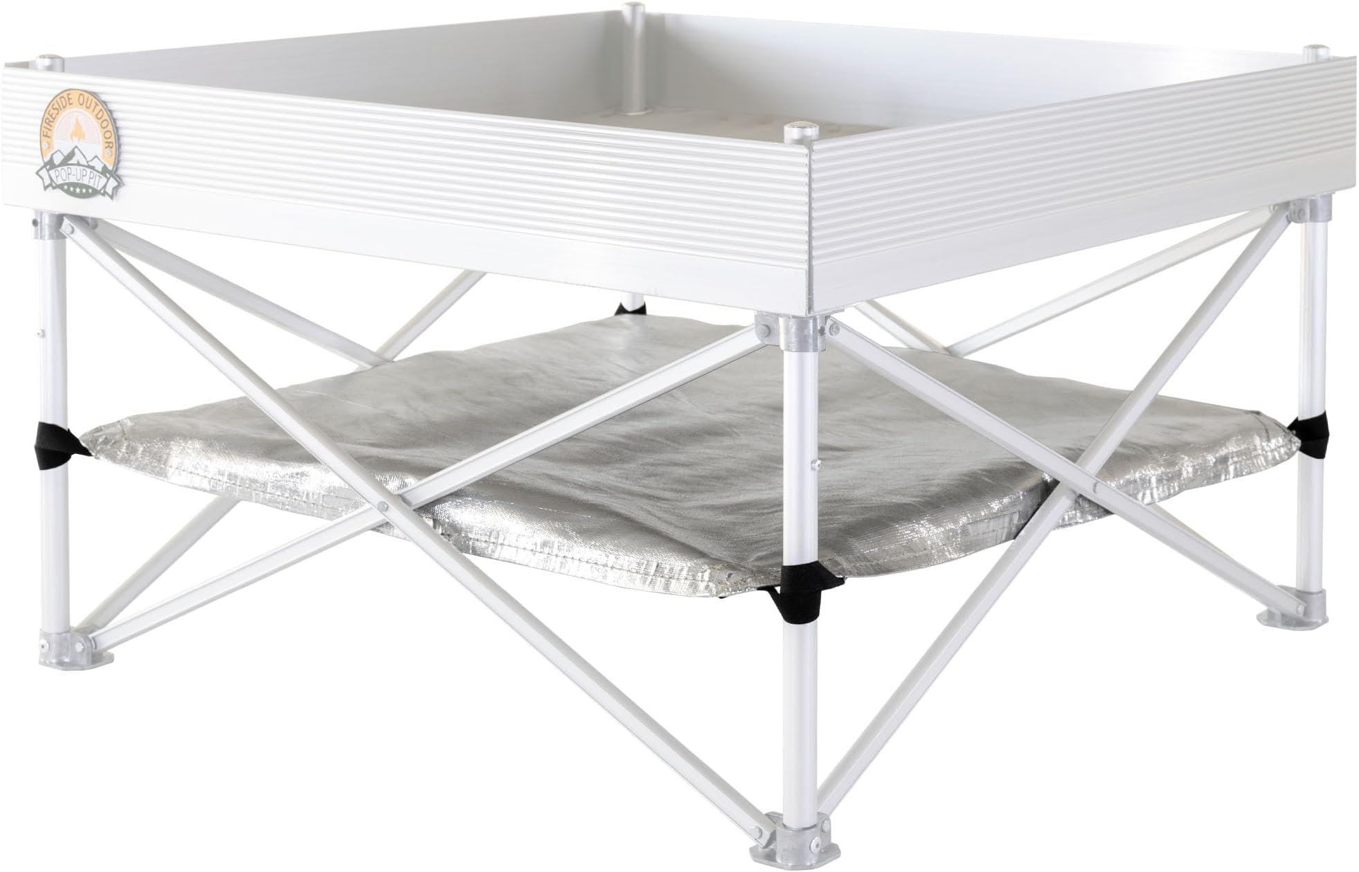 Fireside Outdoor Replacement Heat Shield 24"x24" - Fire Shields, Pop Up Pit, Outdoor Camp Fire Pits, Pop Up Fire Pit Heat Shield for Fire Pit Replacement Parts, Camping Accessories