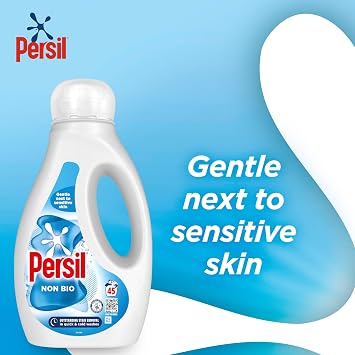 Persil Non Bio Laundry Washing Liquid Detergent 45 washes (1.215 L)