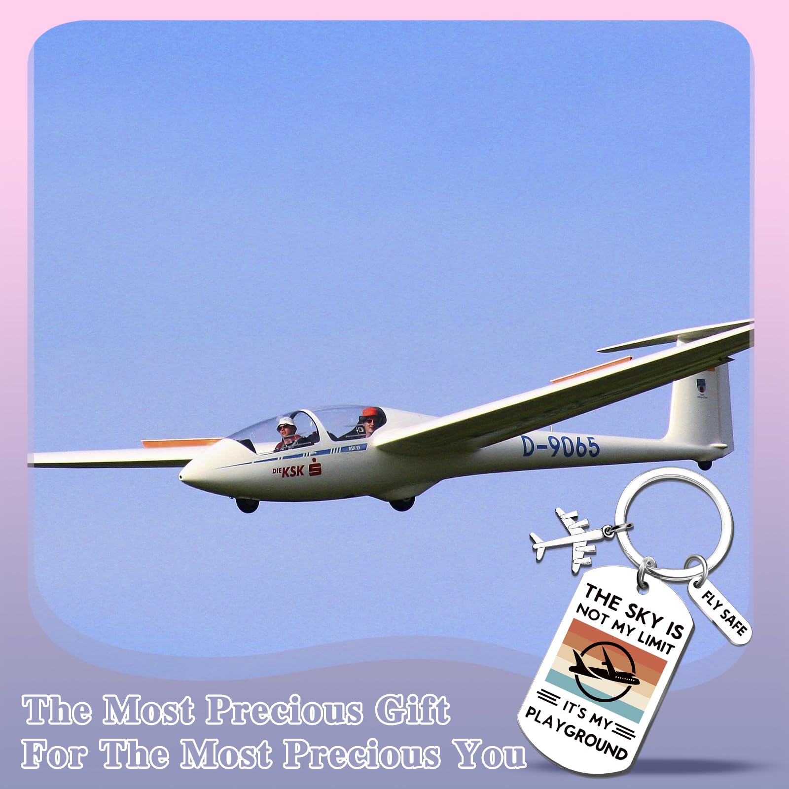Pilot Gifts Pilots Airplane Keychain Gifts for Flight Attendant Aviation Lovers Cool Pilot Gift for Men Women Airplane Accessories Gifts for Pilots in Training Birthday Gift for Flight Attendants