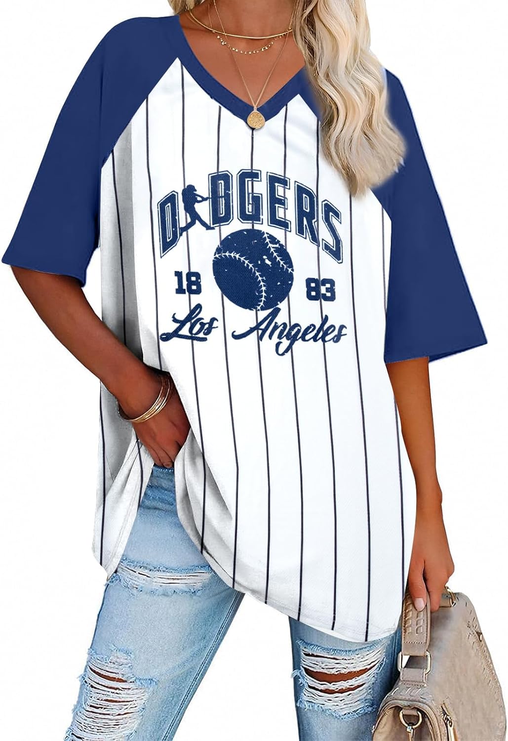 Game Day Baseball Shirts Women Baseball Clothes Baseball Mom Lightweight Short Sleeve Tops