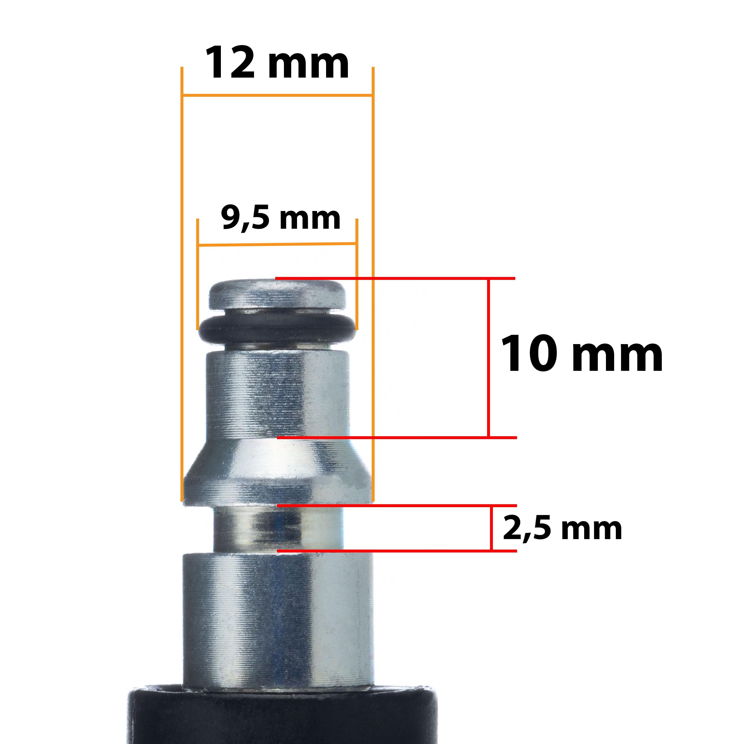 Tubo Alta Pressione 15m Click Connect – Nylon Rinforzato, 200 Bar, 60°C | ricambio per idropulitrice AR Blue Clean, Michelin, Black+Decker, Makita, Stanley | Accessorio Lavaggio