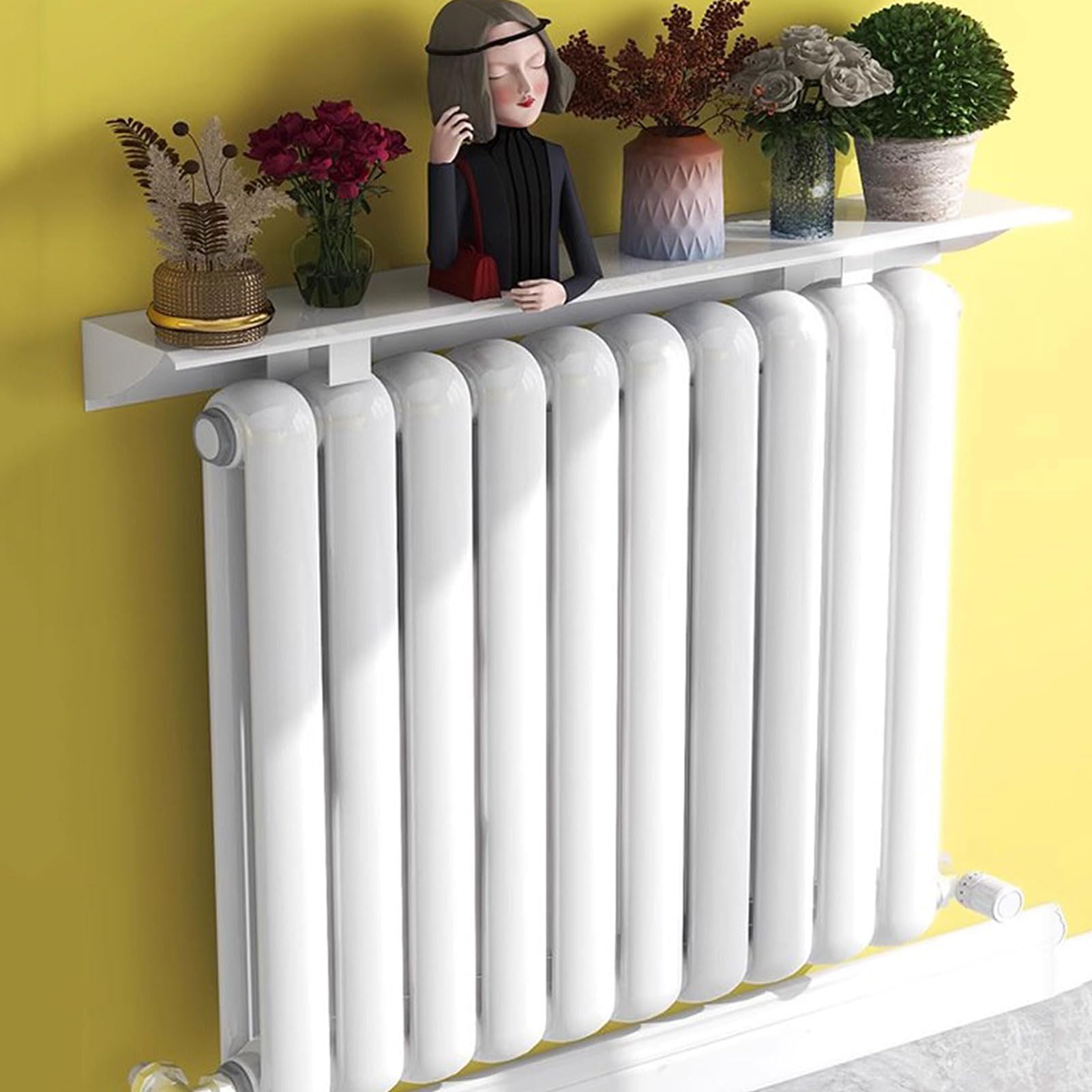 Cache-radiateur anti-poussière pour protéger vos murs sans percer