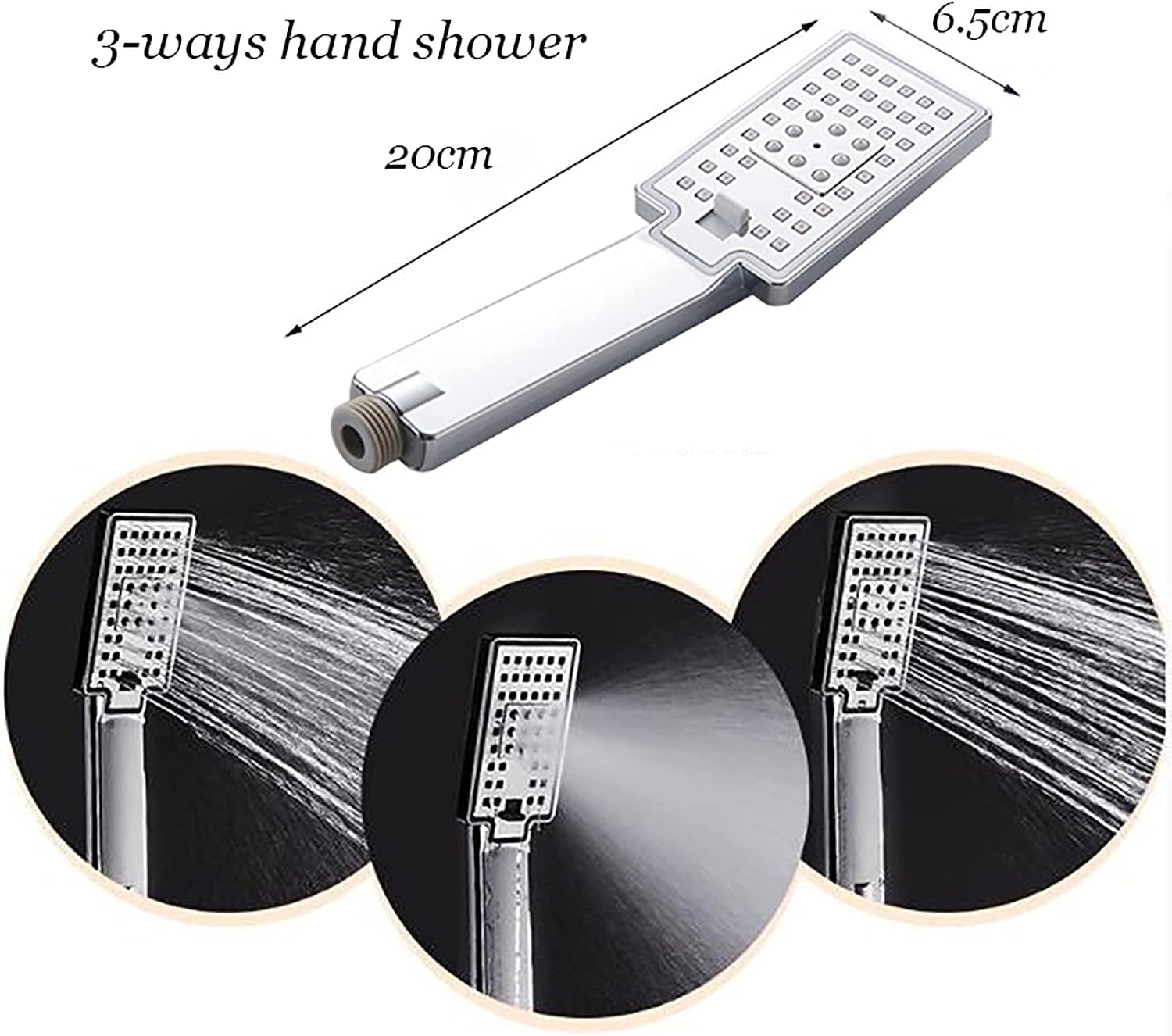 LED Shower Panel Tower System Digital Display Shower Column Stainless Steel Shower Panel System, Shower System with Shower Head, Handheld Shower, Body Jets, Tub Spout,Black Decoration