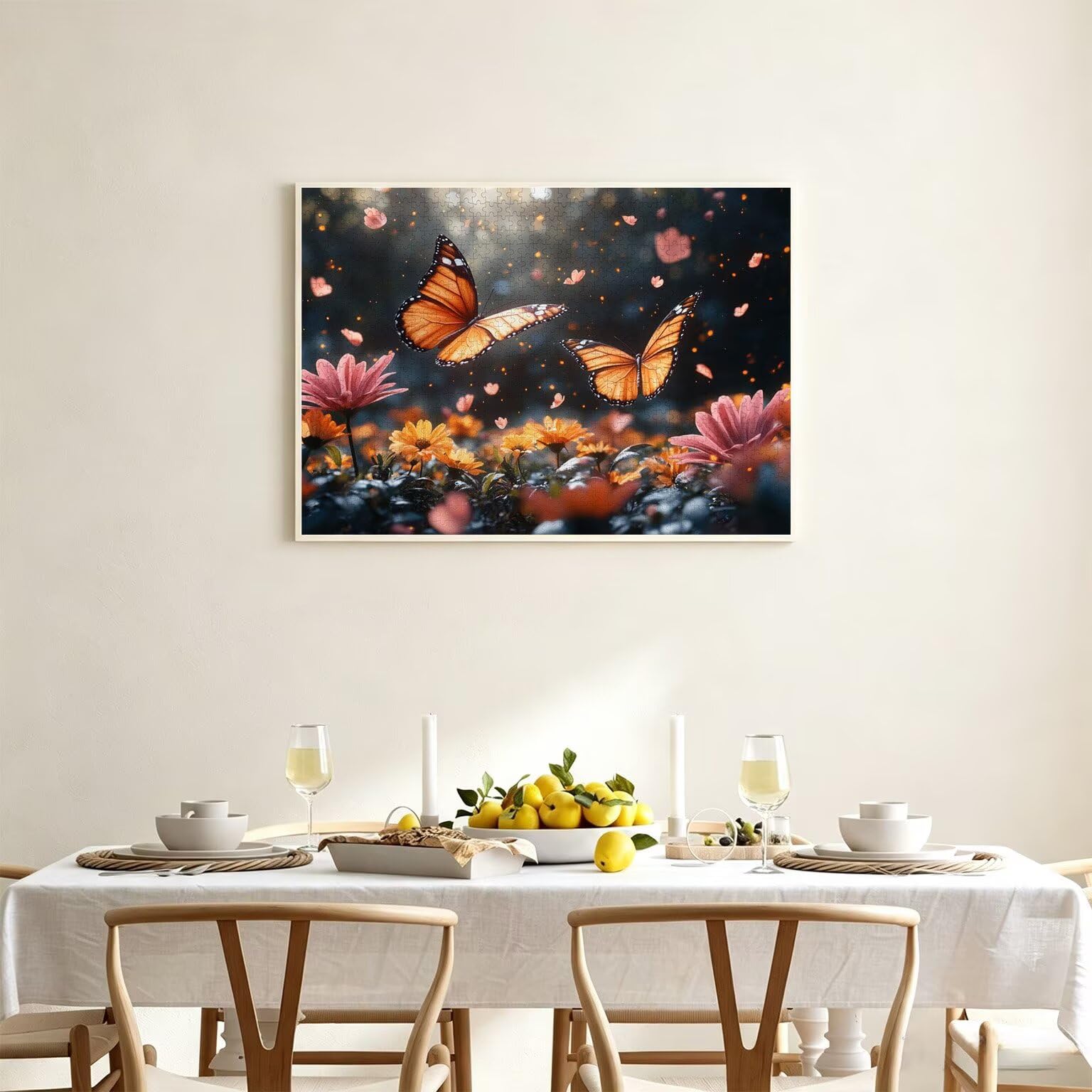 Puzzle dla dorosłych 6000, kwiat motyla, 179 x 105 cm, n-235