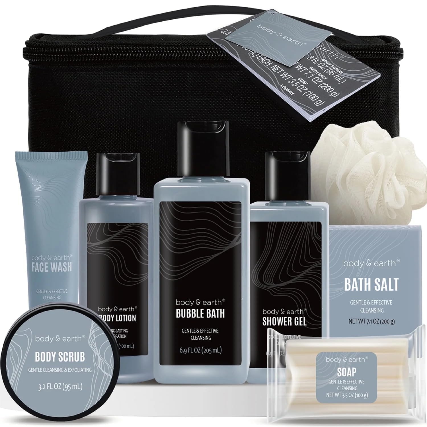 Amazon.com : Body & Earth Gift Baskets for Men 8pcs Mens Grooming