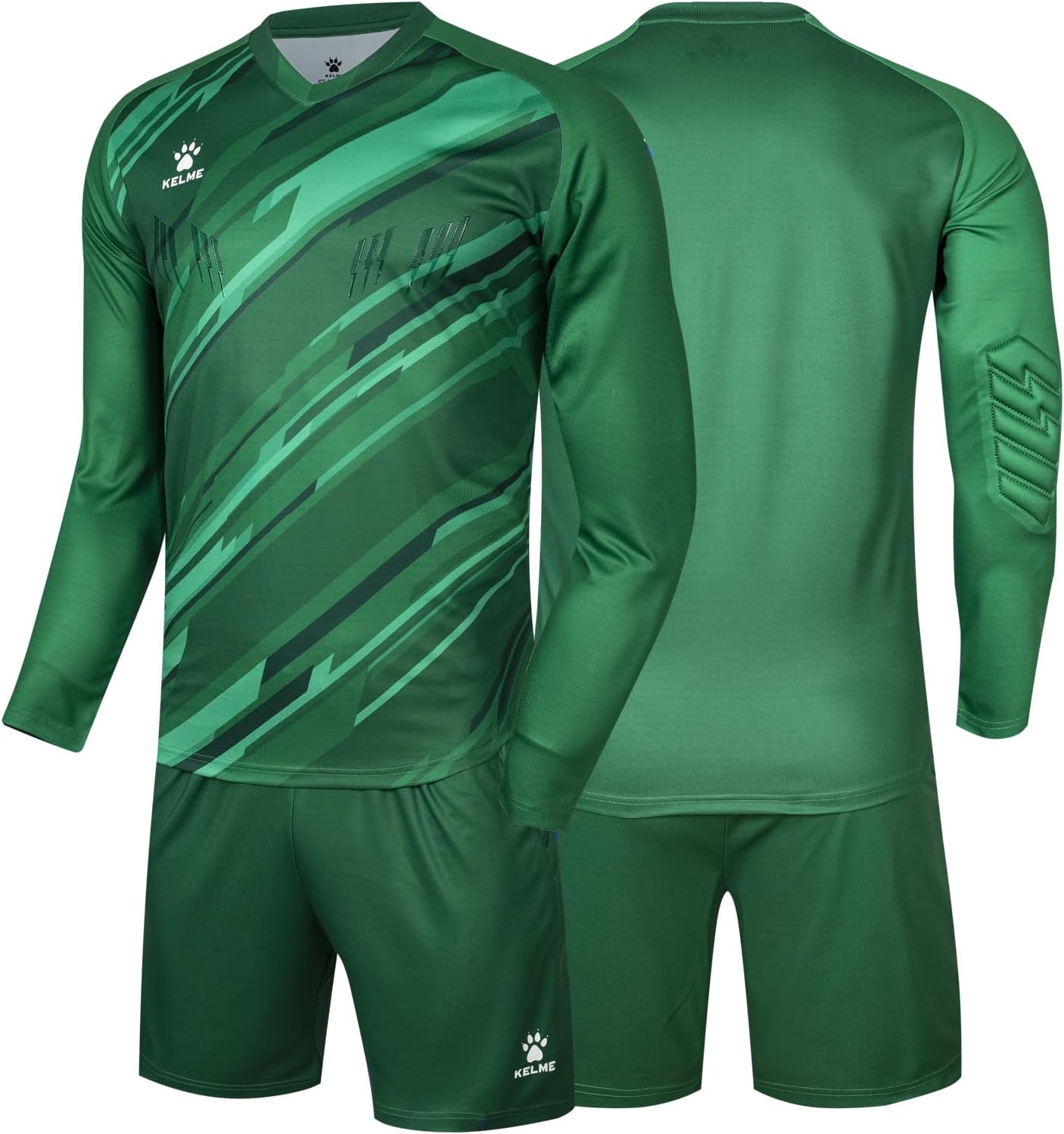 KELME Men Goalkeeper Jersey Kid Padded Goalkeeper Soccer Jersey Adults Men's Goalie Jersey
