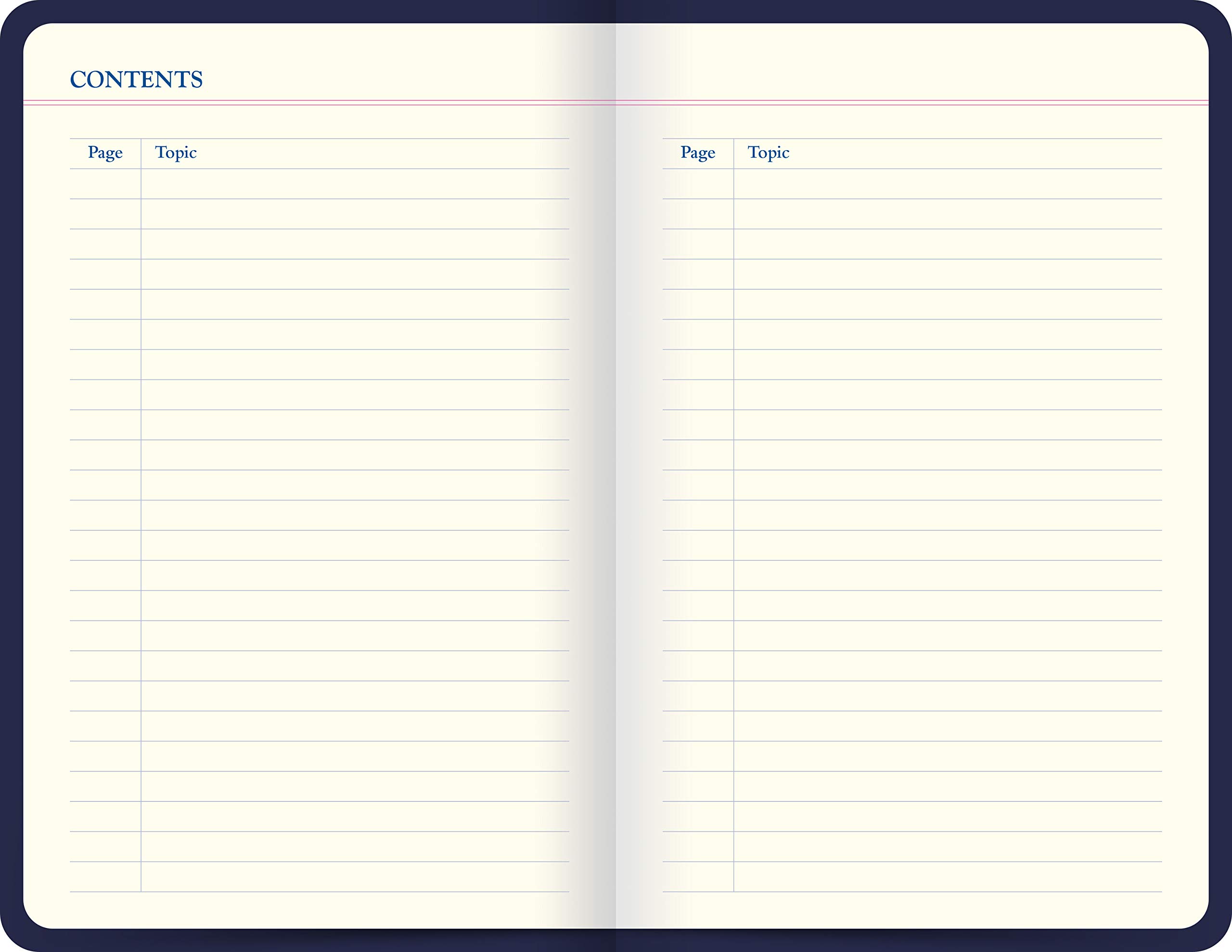 Letts Icon Travel Journal - Navy - Image 2