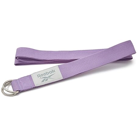 Reebok Rayg-10023Pl Yoga Strap, 2.5M (Purple)