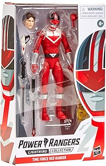 Power Rangers Lightning Collection Time Force Red Ranger 6-Inch Premium Collectible Action Figure Toy with Accessories