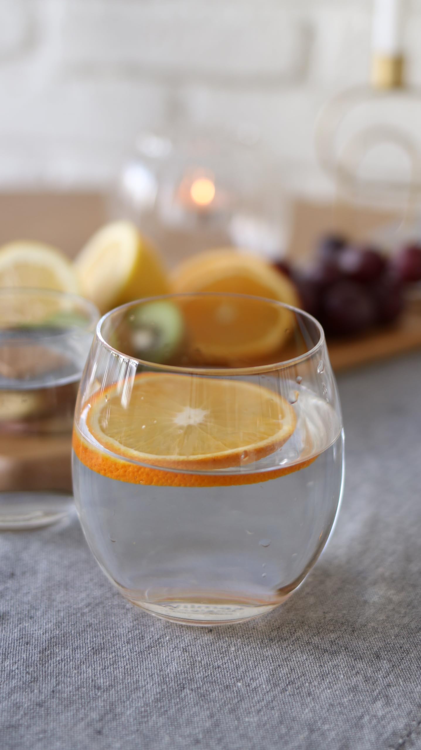 Wilmax Glaskrug 2,4L mit 6 Wassergläser 530ml im Set | Getränkeset | Wasserkrug für Saft, Wasser, Eistee, Milch | Glaskaraffe | Wasserkanne | Spülmaschinenfest | Glaskanne | Transparent