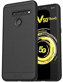 Capa Encased LG V50 ThinQ (Thin Armor) Slim Fit Flexible Grip Phone Cover - Preto