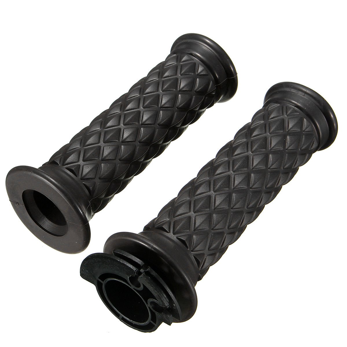 Poignées De Guidon Moto 22mm En TPU - Compatibles 7/8" - Café Racer, Bobber - Lot De 2, Choix De Couleurs