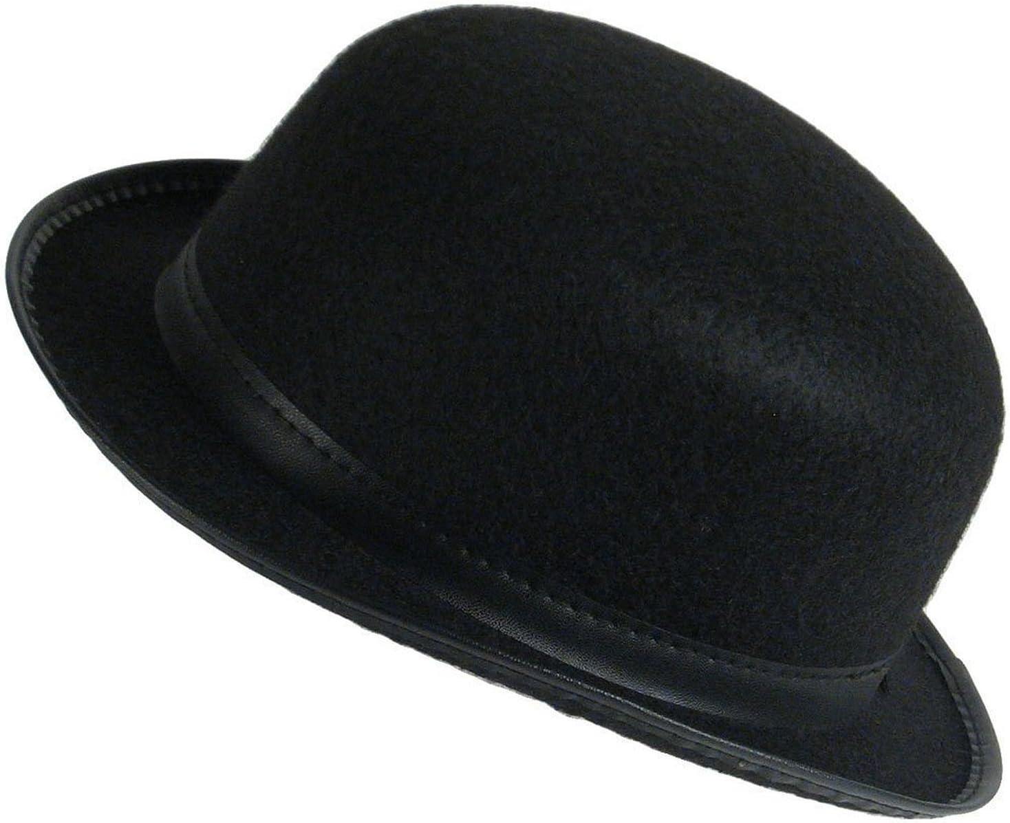 Fun World Unisex-Adult's Derby Hat-Black, Standard