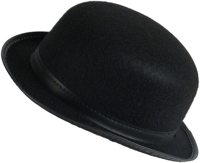BLACK PERMAFELT DERBY HAT : Amazon.ca 