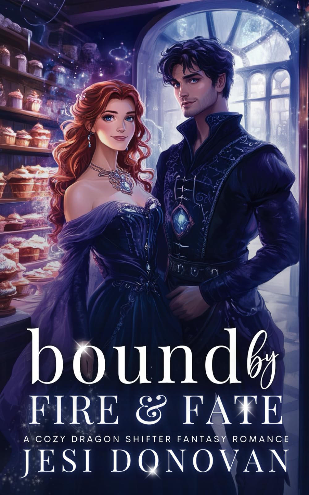 Bound by Fire and Fate: A Cozy Dragon Shifter Fantasy Romance (Cozy Romantasy Reads)