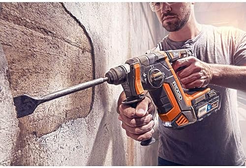 Miniatura 3 de Rigid R86711B OCTANE - Martillo giratorio inalámbrico sin escobillas de 18 voltios SDS-Plus de 1 pulgada (solo herramienta)