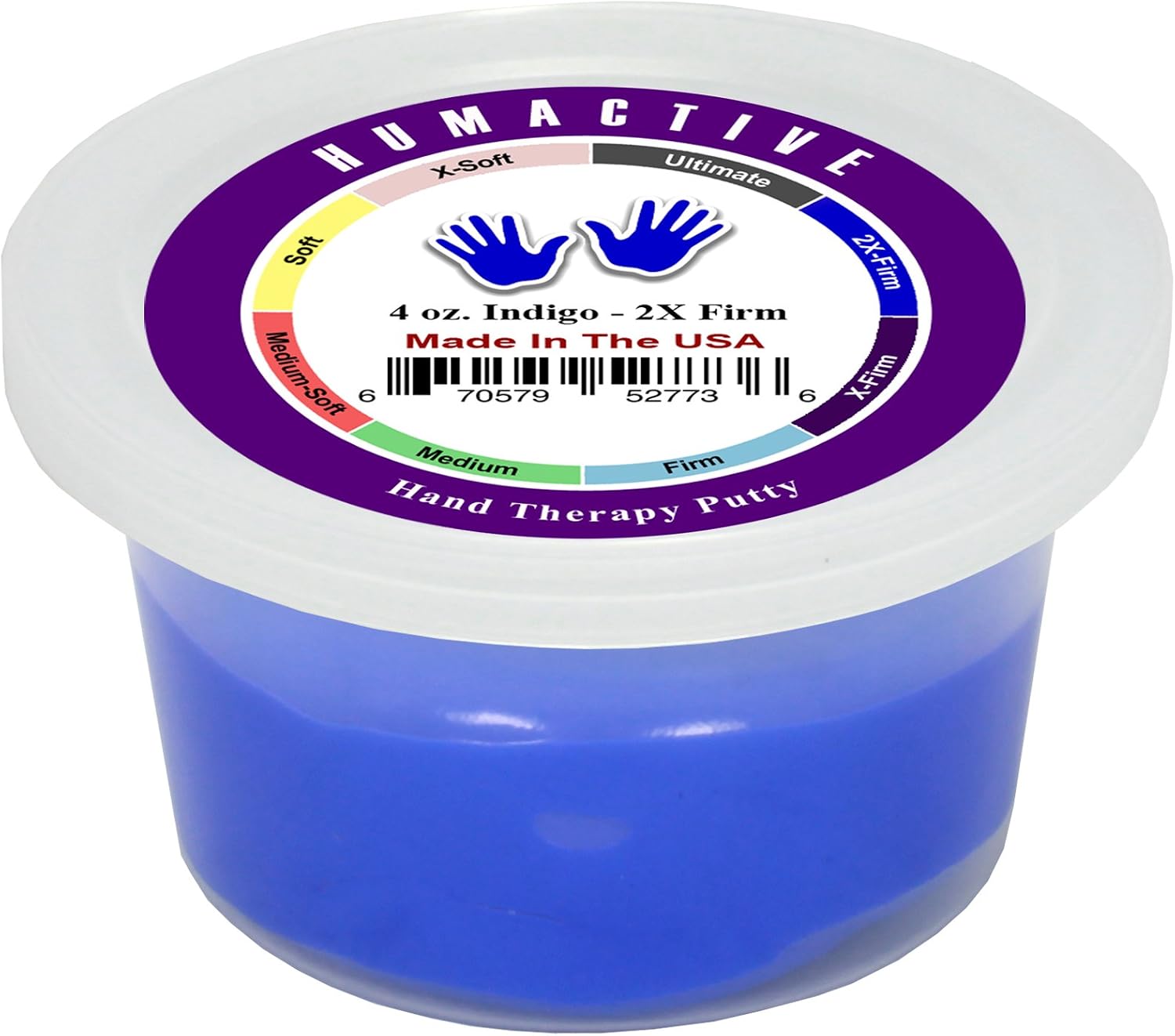 Hand Therapy Putty - Physcial, Occupational Therapy, and Strength Training - 4 oz, 2X-Firm