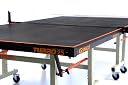 GYMNCO Turbo 25 Table Tennis Table with 100 MM Wheel (Top 25 mm UV Tech Tournament Grade Free TT Table Cover + 2 TT Racket & Balls), Blue Top (25 MM Top Tourmanent Use) gallery image