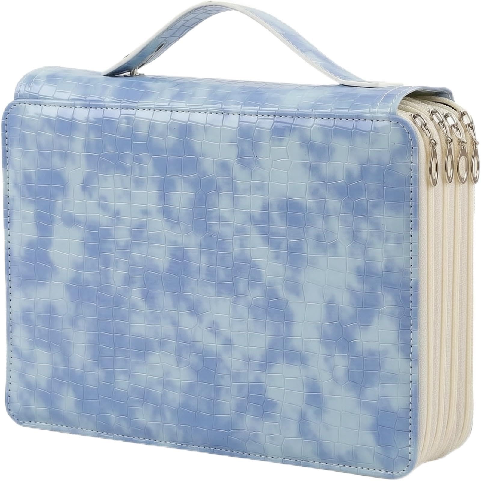 predolo Estuche para Lápices Colores | Elegan, Estuche con Asa, Resisn, Portalápices, para Escuela, Artistas