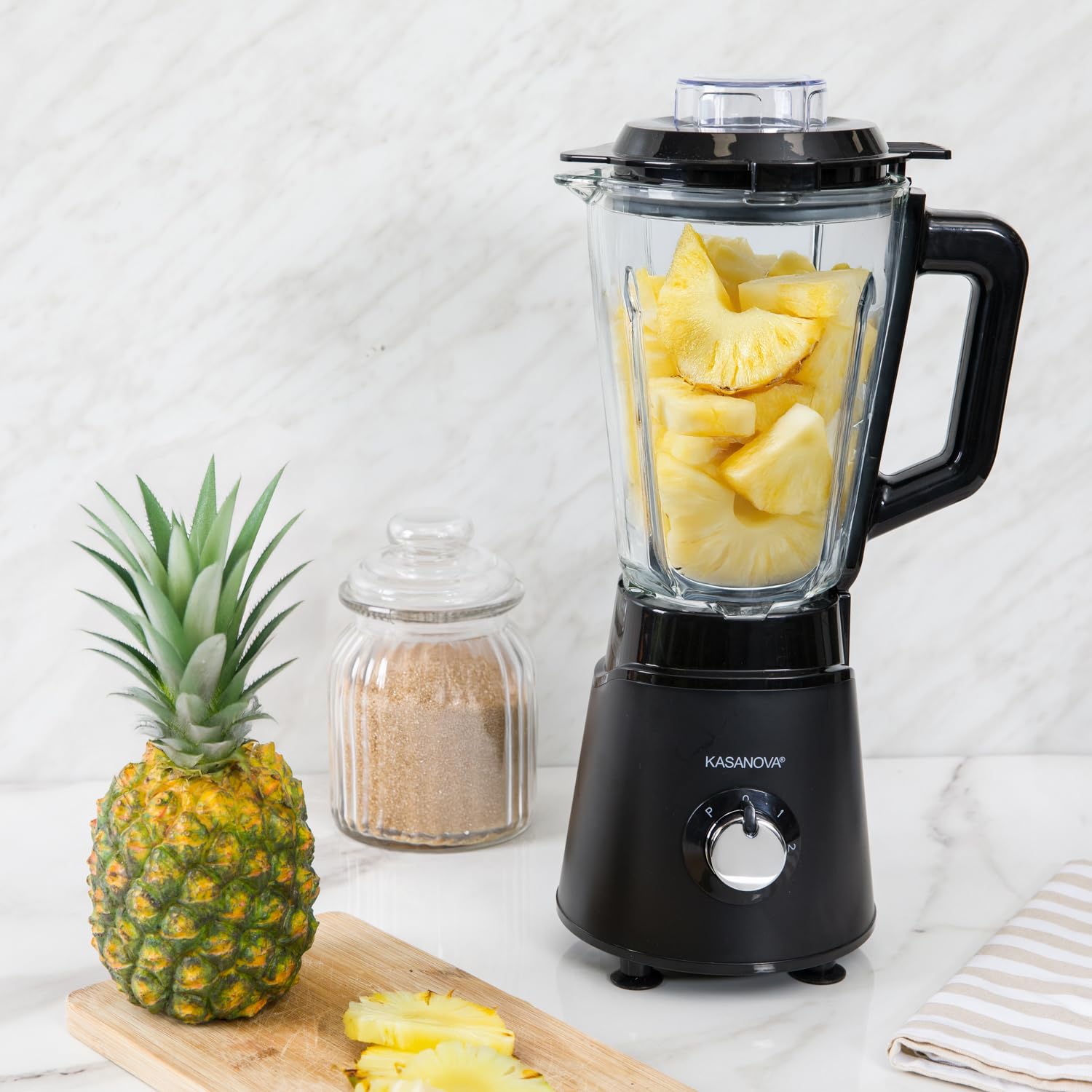 Frullatore 1000 W con brocca 1,5 L nero