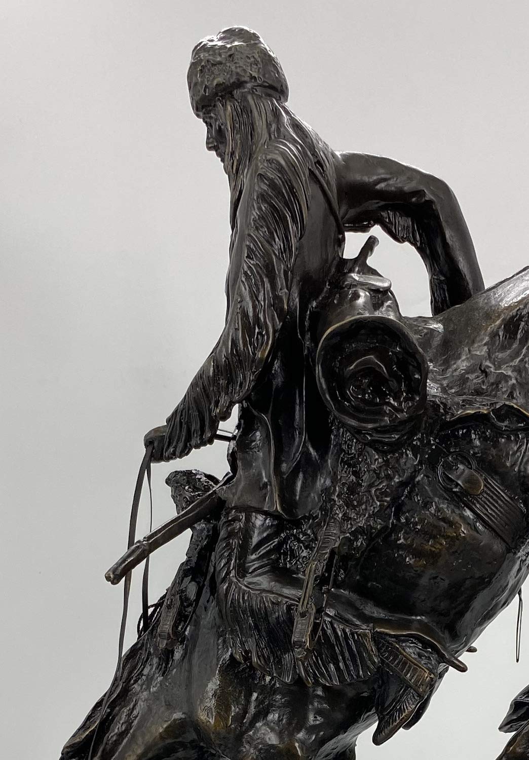 【ブロンズ調】Frederic Remington カウボーイ像 彫像 Cowboy - Association for Public Art