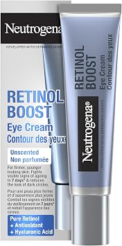 Neutrogena Retinol Boost Eye Cream (1x 15ml), Fragrance-Free Eye Cream for Ageing Skin, Under-Eye Treatment with Retinol for Fresher, Younger-Looking Skin