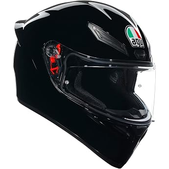 AGV - K1 S E2206 Motorcycle Helmet, Men's ECE Full Visor Motorcycle Helmet, Racing Style with Aerodynamic Spoiler, Scratch-Re