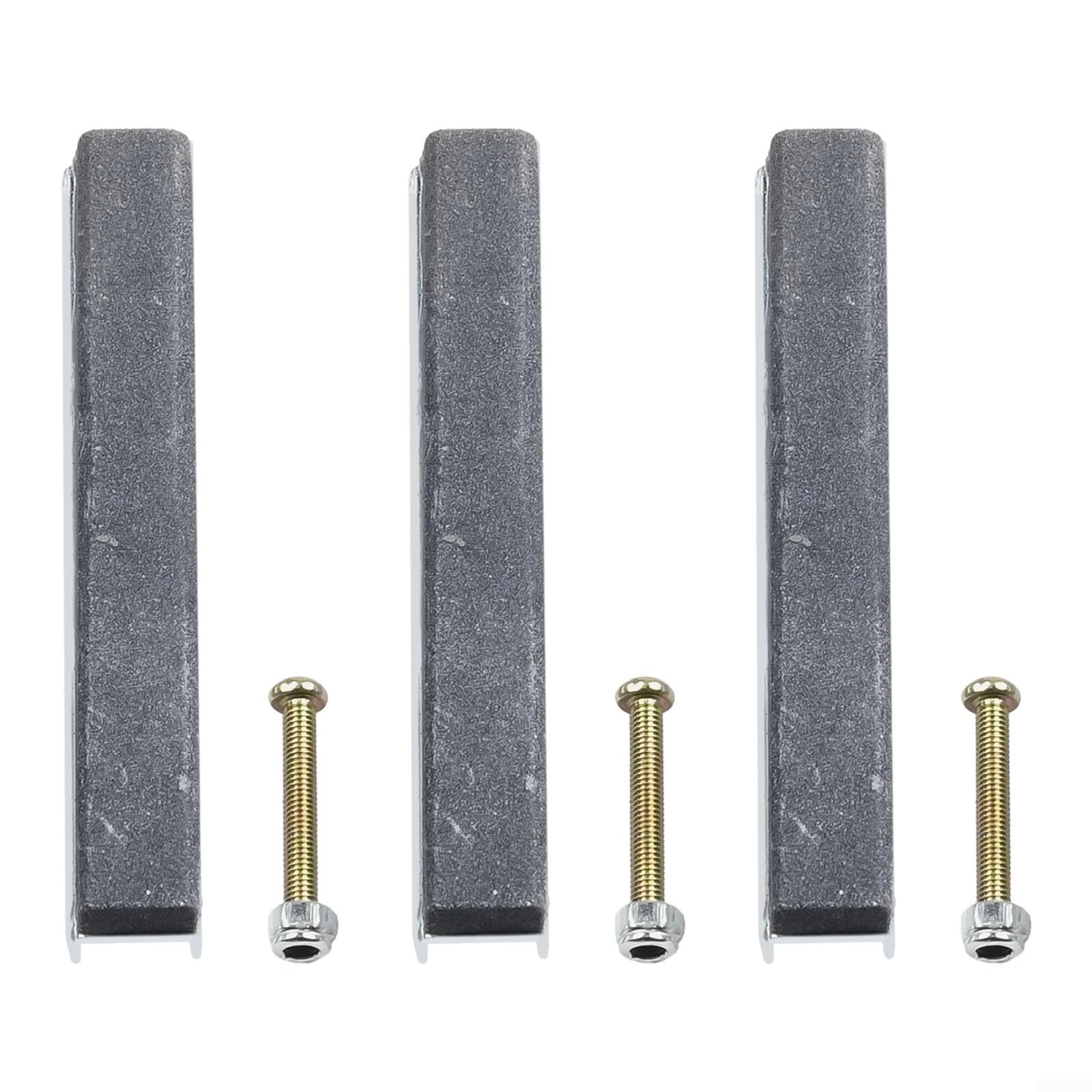 Set di 3 pietre di ricambio sostituibili, set di strumenti per cilindro del pistone del freno, set di strumenti per levigare il cilindro del motore, pietre per meccaniche automobilistiche (7,6 cm)