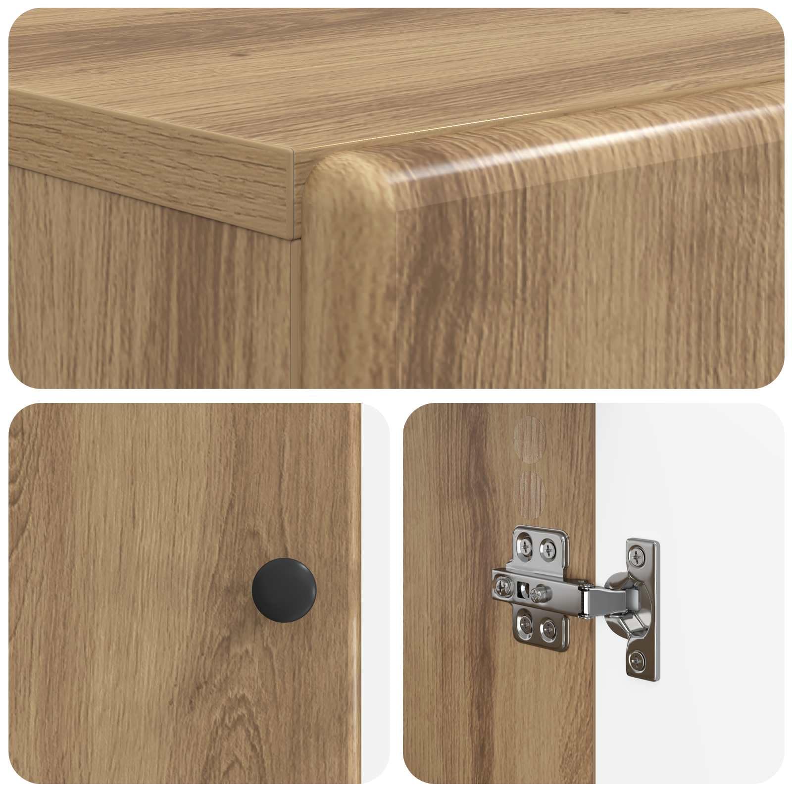 vidaXL Meuble de Rangement de Salle de Bain Breda Chêne Artisanal