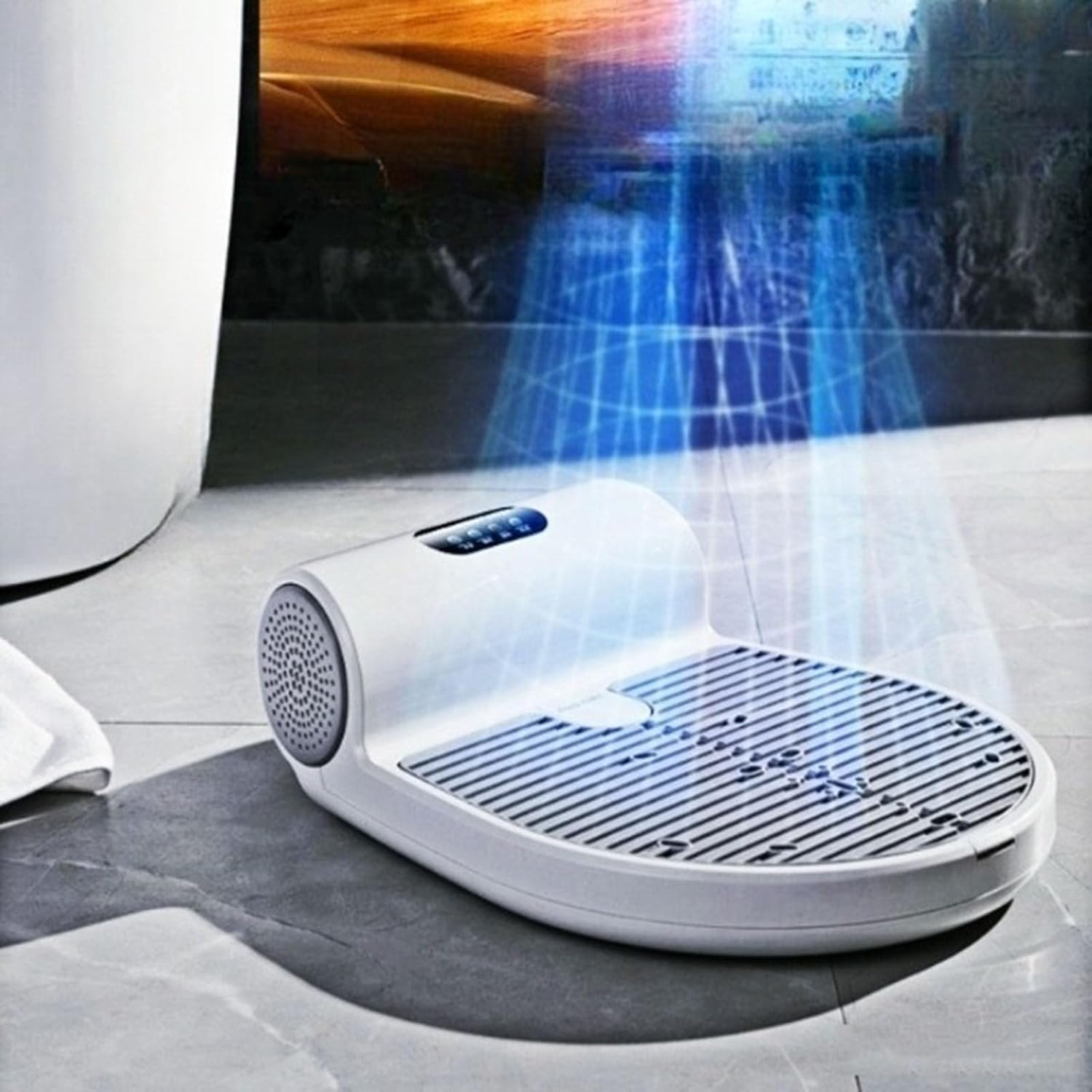 Body Dryer, Negative Ions Body Heater Blow Dryer for Bathroom, Large Air Volume and Quick Drying, Intelligent Sensor