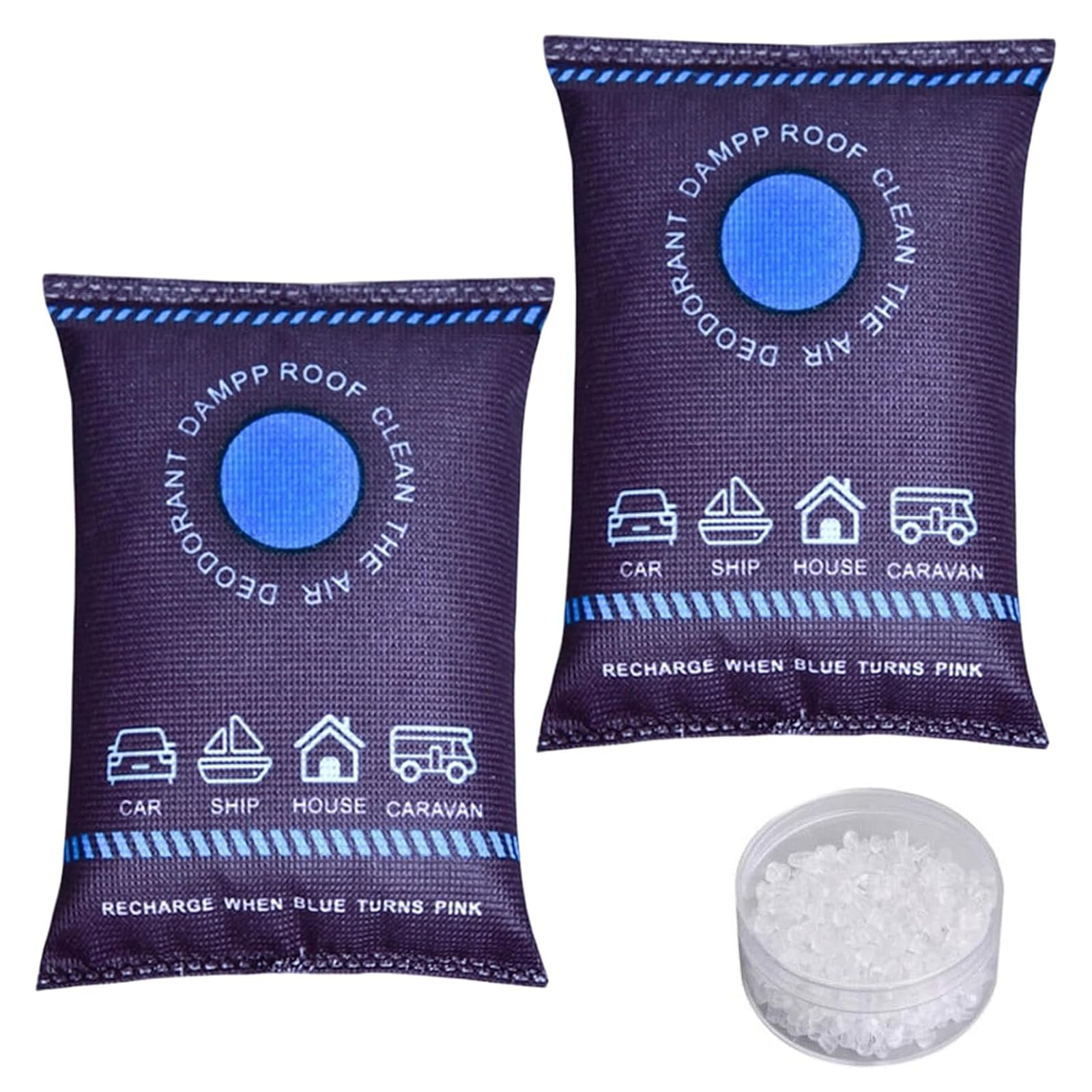 2PCS Dehumidification Bag Desiccant, 2026 New Reusable Dehumidifier Bags