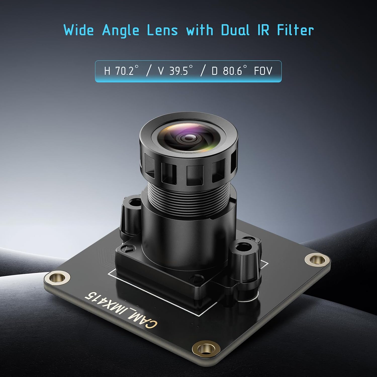 4K 8MP Camera Module for Raspberry Pi, Genuine STARVIS IMX415 Sensor 3864x2192@30FPS, IR Filter, MIPI CSI-2 for Pi 5/4B/3B+/Zero/CM4/CM5