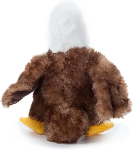 Miniatura 4 de The Petting Zoo Bald Eagle Peluche de peluche, regalos para niños, animales del zoológico de Onez Babiez, juguete de peluche de águila, 6 pulgadas