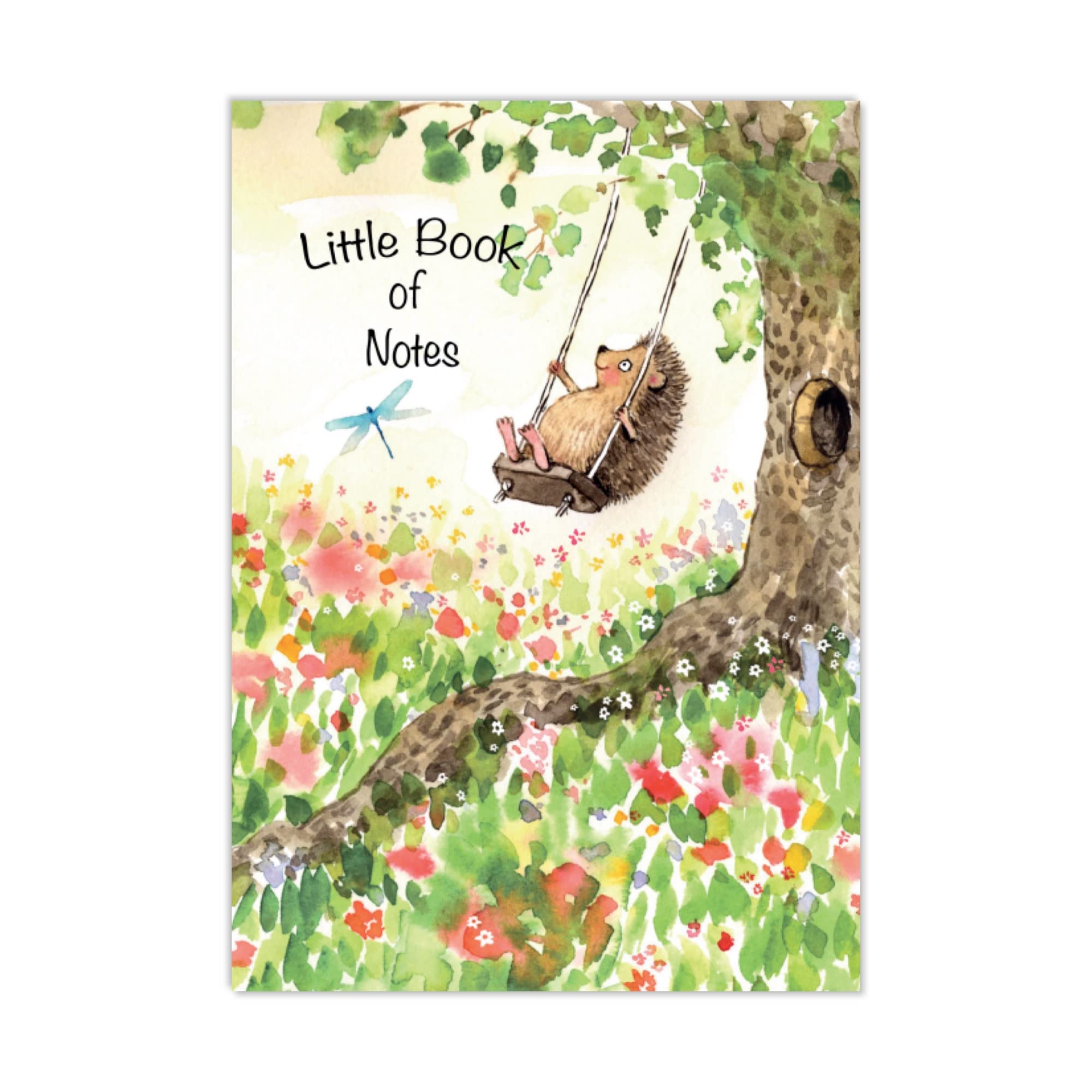 Twizler A6 Notebook, Hedgehog Swing Design, A6 Lined Pocket Notebook, Work Notepad, Cute To Do List, Small Journal